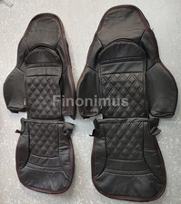 Best fit for Chevy Corvette C5 Sports seat cover Genuine Leather Black Custom