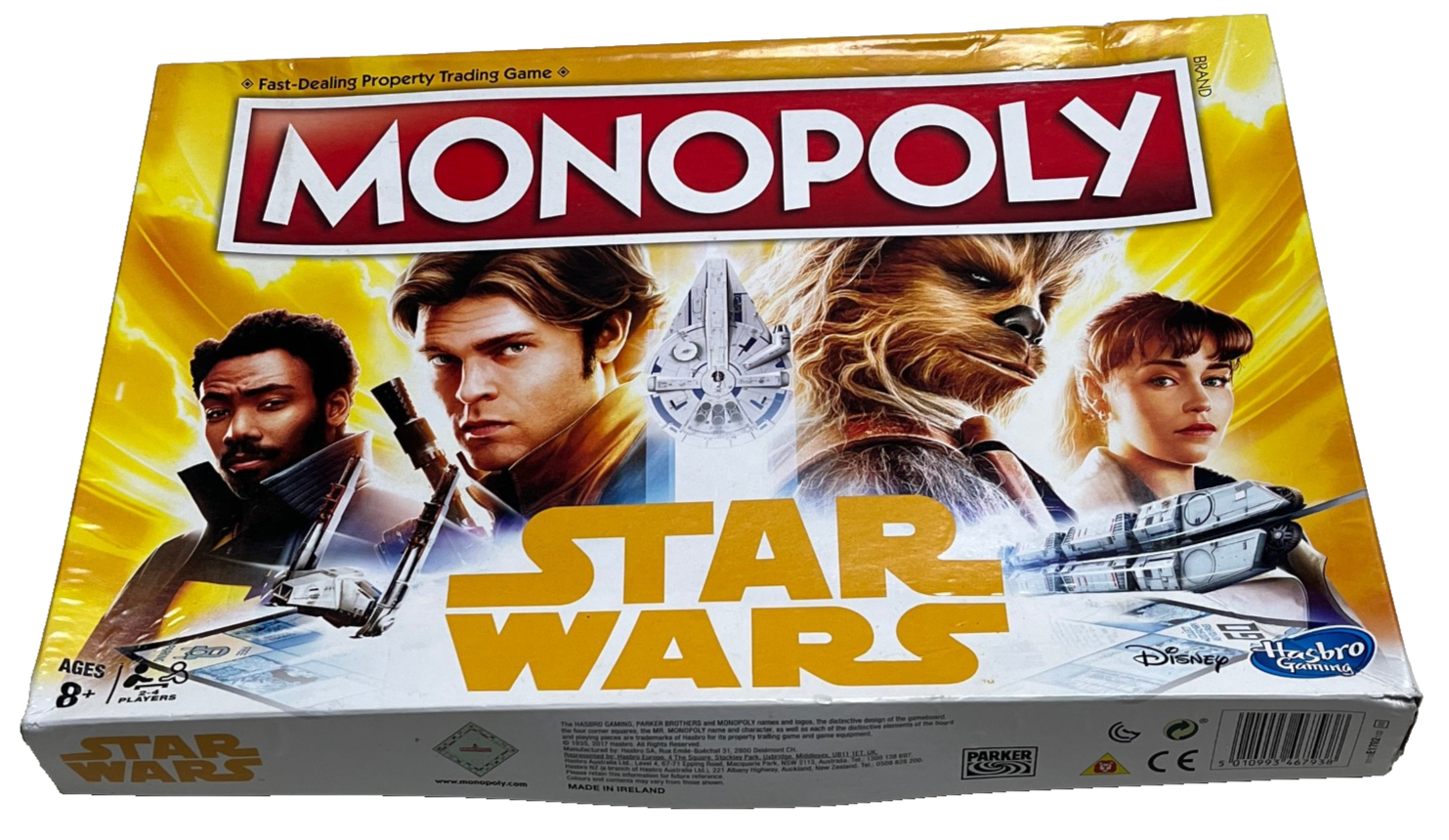 MONOPOLY GAME : 2017 Star Wars Edition - Contents In Vgc (FREE UK P&P)