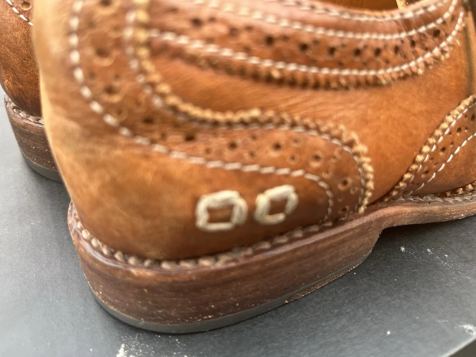 BED|STU Lita K II Mujer Talla 6 Bronceado Rústico Oxford Espectáculos-Punta de Ala Zapato De Colección Foto 4 de 4