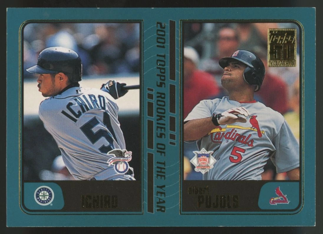 2001 Topps Traded & Rookies - Albert Pujols Ichiro Suzuki #T99 for