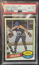 1980-81 O-Pee-Chee - Mark Messier #289 (RC) ROOKIE CARD PSA 8 HOF