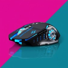 New Wireless Ergonomic Rechargeable Gaming Sports Mouse For PC Mac Tablets