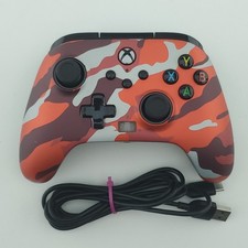 PowerA 1518910-01 Enhanced Wired Controller Orange Camo For Xbox One, X|S & PC