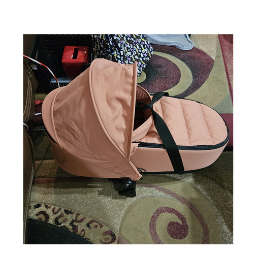 BABYZEN YOYO Soft Carrycot Bassinet Attachment Pink w/ Canopy, 1 Bracket & Bag