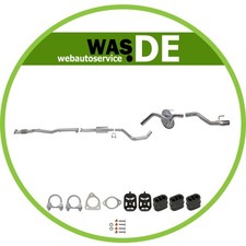 Auspuffanlage für OPEL ASTRA J Schrägheck 1.4i TURBO ab 2009-, Rohr