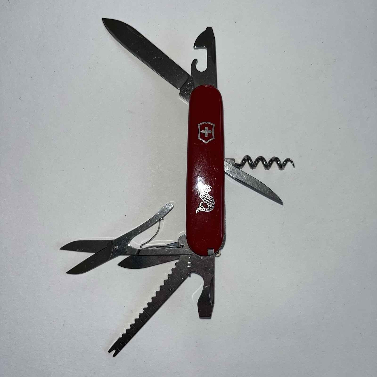 Swiss Army Angler Multi Knife Tool Fisherman Pocket Knife