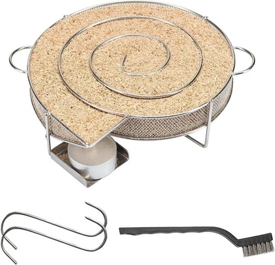 RIIJK Räucherbox Räucherschnecke Kaltrauchgenerator Edelstahl Cold Smoke Sparbrand