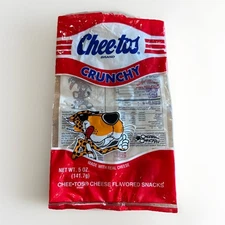 Vintage Cheetos Bag Potato Chip Junk Food Frito Lay 80s Empty Tortilla Snack