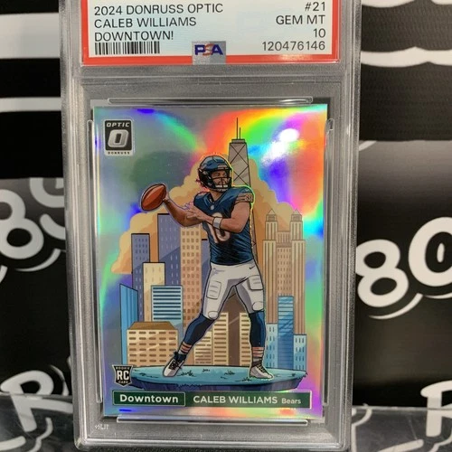 2024 Panini Donruss Caleb Williams Downtown PSA 10 Rookie