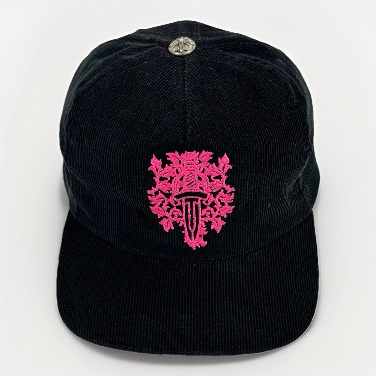 Chrome Hearts - Pink Dagger Logo Corduroy Cap