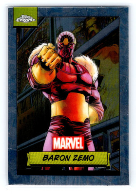 2024 TOPPS Chrome Marvel 38 Baron Zemo