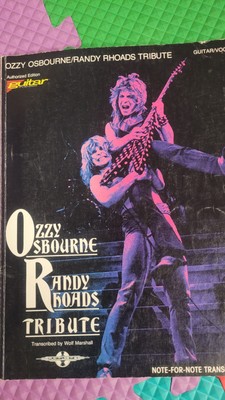 Ozzy Osbourne & Randy Rhoads Tribute Guitar Tab Book