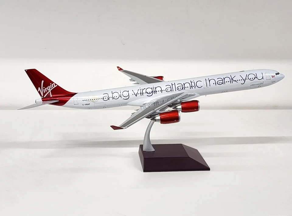 Gemini200 Airbus A340-600 Virgin Atlantic G-VNAP 'a big thank you' (with stand) - Image 2 of 2
