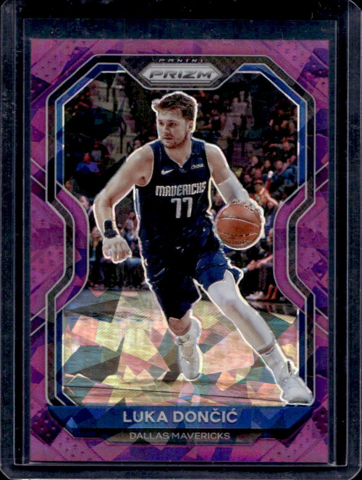 2020-21 Prizm Luka Doncic Purple Ice Prizm #114/175 Mavericks