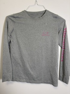 Vineyard Vines Girls Preformance xxs Long Sleeve 6/7 Whale Shirt