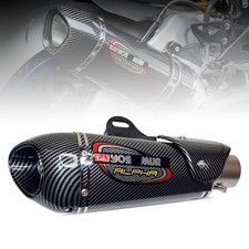 Yoshimura Exhaust Alpha Carbon Muffler 51mm Slip On Bike Silenceruniversal Fit