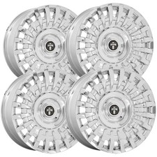 Set Of 4 Dub Dc272 Honcho 24x9 5x1155x120 38mm Chrome Wheels Rims 24 Inch