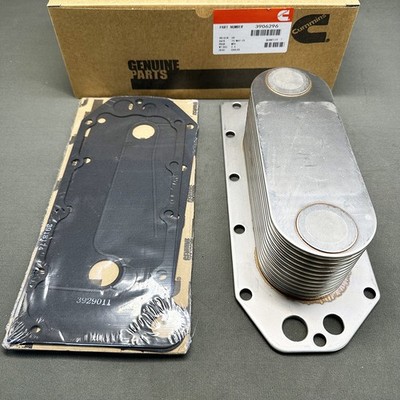 OIL COOLER CORE W/ Gaskets Set For 3906296 3974815 Cummins 6C 8.3C ISC QSC ISL
