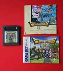 Dragon Warrior I II Game Boy Color Nintendo GBC Authentic Saves RPG Manual Map