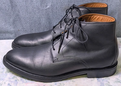 Cole Haan Grand Para hombres 11.5 Zapatos de Cuero Negro Con Cordones Chukka Botas de Vestir C31822 - Imagen 1 de 4