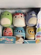 Squishmallows Micromallows 6 Pack Tiny Plush Figures Set Danny Dane Malcolm L...
