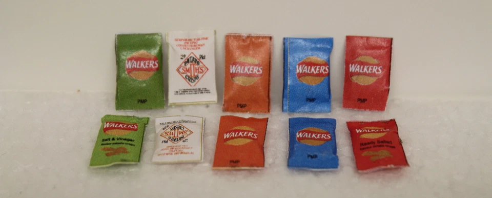 HANDCRAFTED CASA DELLE BAMBOLE (10 Pacchetti Di Crisps