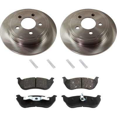 Rear Brake Disc Rotor and Pad Kit For 2003-2005 Jeep Liberty 03-06 Jeep Wrangler