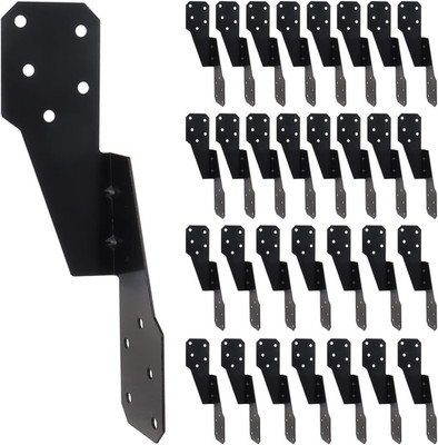30 Pack Heavy Duty Hurricane Ties Steel Roof Rafter Joist Hanger Brackets