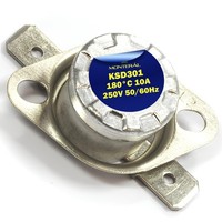 Bimetall Thermostat KSD301 Mit Temperaturbegrenzer 180°C 10A 250V 50/60Hz