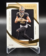 2024 Panini Immaculate Football CHRIS OLAVE Clearly Immaculate Jerseys #'d /99