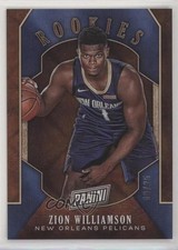 2019 Panini Black Friday Galactic Windows 19/25 Zion Williamson #RC1 pn9