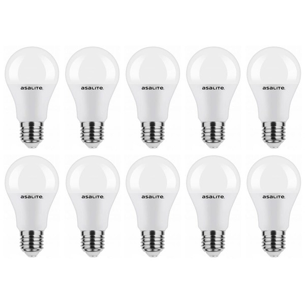Asalite E27 Led-Lampe A60 12W 1200Lm 4000K Neutralweiß 10 StüCk-image