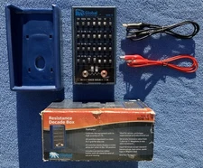 Global Specialties Resistance Decade Box RDB-10 w/Rubber Cover / Probes / Box