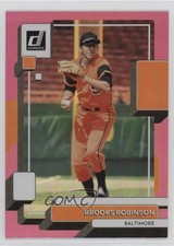 2022 Panini Donruss Holo Pink Brooks Robinson #136 HOF 0c4