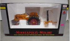 SpecCast SCT335 1:16 Die Cast Minneapolis-Moline 445 Gas Tractor w/Sickle Mower
