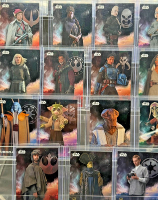 2025 Topps Star Wars Chrome Black /10 PYC Lava Sapphire Pulsar Mustafar