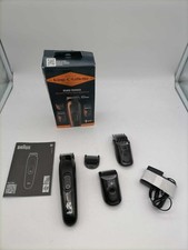 King C. Gillette Elektrischer Bartschneider –Klingen lebenslang scharf, 3 Aufsät