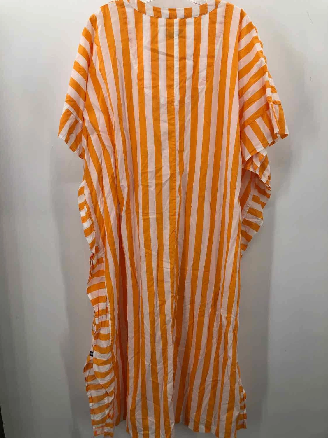 KATE SPADE Maxi abito manica corta usat Katee Spadeione aranci tagli mediao