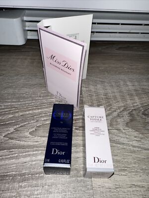 3x Dior Forever Skin Correct Creme 3 ml + Capture Totale 3ml + Miss Dior EDT 1ml