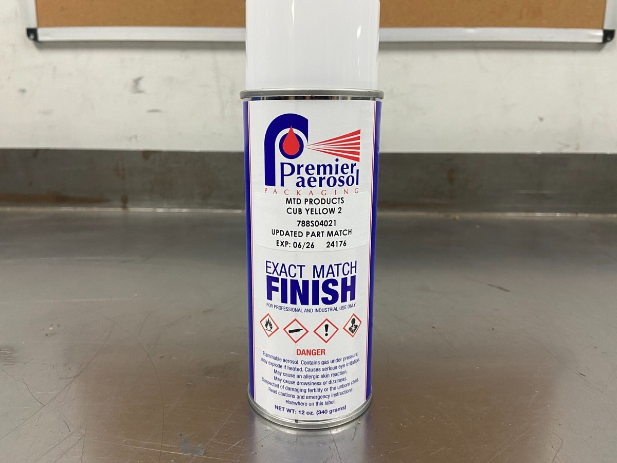 New OEM Cub Cadet Yellow 2 (12oz) Spray Paint 788S04021 | eBay