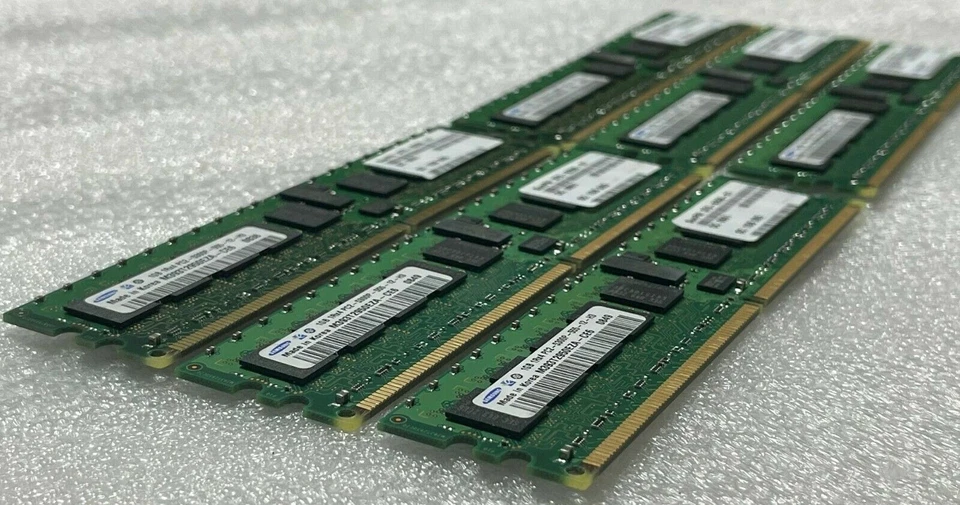 LOT OF 6 - 1GB SUN Samsung 370-6208-01 1Rx4 Reg DDR2 ECC Server Memory RAM - Image 4 of 4