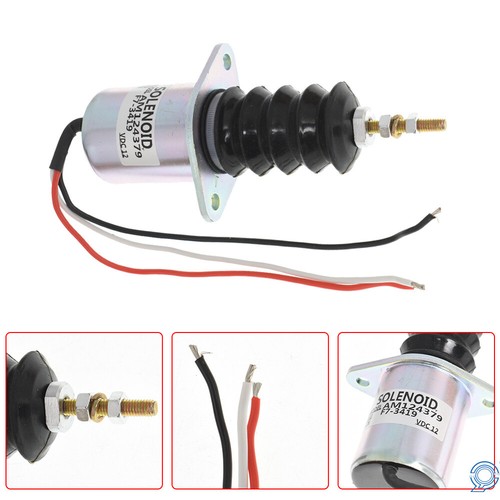 Fuel Shut-off Solenoid am124379 Replace for Deere John F915 F925 F935 415 455 - Picture 2 of 6