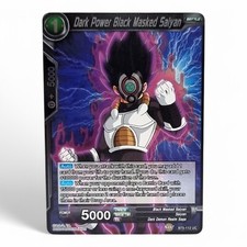 Dark Power Black Masked Saiyan bt5-112 Foil Holo