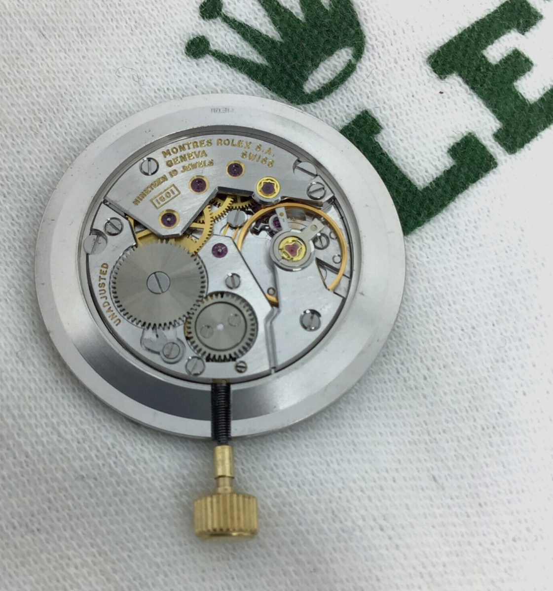 Rolex Cellini 1601 Authentic Manual Winding Mechanical Movement 19