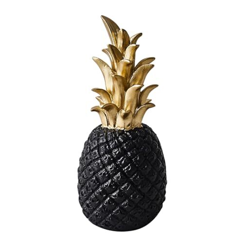 Desktop Decoration Resin Pineapple Wedding Decor Cabinet Decor Size 1 Black - Picture 2 of 8