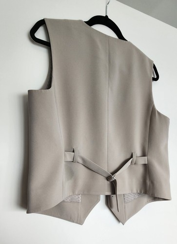 Unison ACETATE TAILORED VEST 14 - Picture 4 of 4