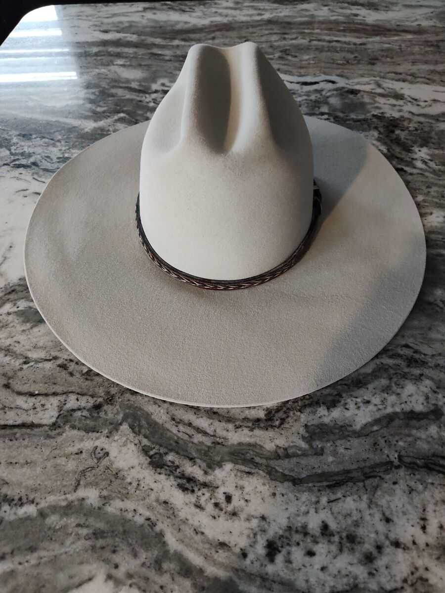 Resistol 4X Beaver Silverbelly George Strait Cowboy Hat Size Resistol 4X Beaver Silverbelly George Strait Cowboy Hat Size