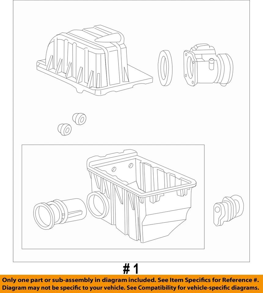 Conjunto de filtro de aire usado se adapta a: Ford Explorer 2004 4,6 grado A Foto 4 de 4