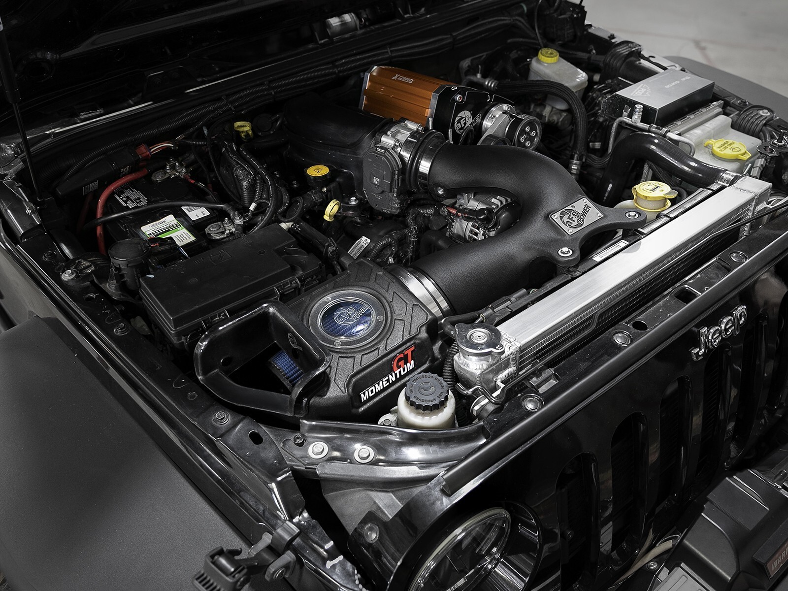 Afe Cold Air Intake for 200718 Jeep Wrangler JK 3.8 with Sprintex