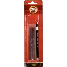 Set Druckbleistift 2 mm KOH-I-NOOR 5900 mit Minen Fallbleistift Fallminen Stift